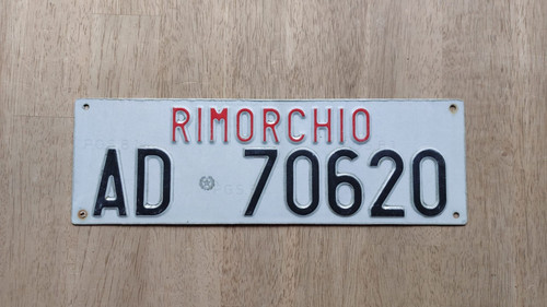 Nummernschild italien trailer - italien,