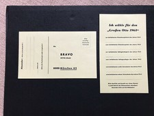 " Bravo " Otto - Wahlkarte