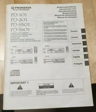 Pioneer PD-101/PD-201/PD-S501/PD-S601 Manual - Multi language