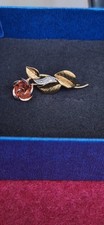 Gold 333 Brosche ROSE