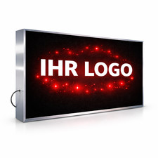 LED Leuchtkasten Werbung mit