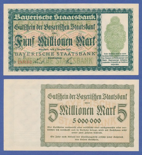 Banknote bayern 1923 - banknote,