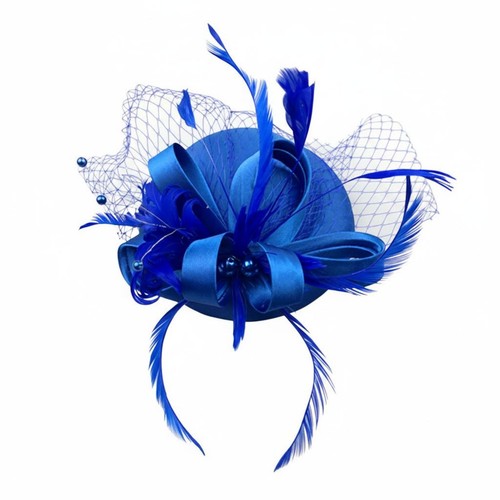 Fascinator mit federn und - mit,