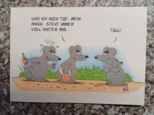 AK Uli Stein Comic Cartoon Maus Mäuse Alkohol Postkarte Ungelaufen
