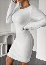 Tolles weißes flauschiges