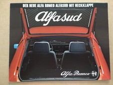 Alfa Romeo Alfasud 1,3 / 1,5 / 1,3 ti / 1,5 ti Prospekt Poster 9.1981