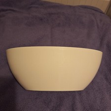 Ovaler Planztopf, 35 x 17 cm, cremeweiß von Artevasi