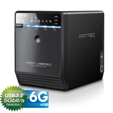 B-WARE - FANTEC QB-35US3-6G - 4x 3.5" HDD Gehäuse USB 3.2 Gen 1 & eSATA