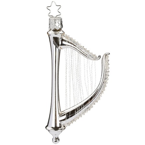 Harfe 5cm silbern - 11,5cm, inge-glas
