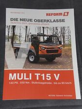 REFORM MULI T15 V Transporter Prospekt von 11/2024 ( 24952 )