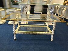 Couchtisch Glastisch Säulen