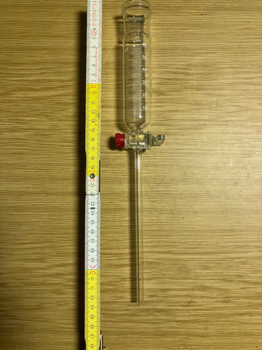 Tropftrichter zylindrisch mit