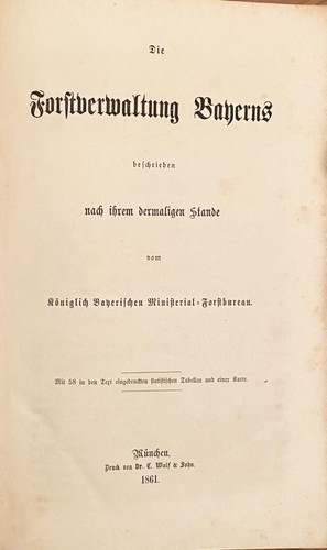 Die forstverwaltung bayerns - forstverwaltung,