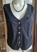 Comma Weste Anzugsweste,Gr.42 Neu,Kohlschwarz ? Baumwolle,