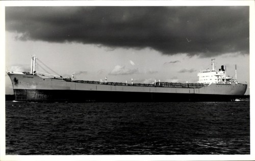 Foto frachtschiff auf - see,