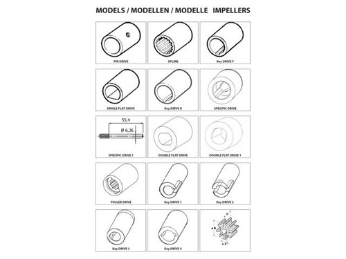 Impeller ersatz sole - /, /