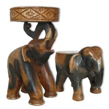 Beistelltisch elefant podest - beistelltisch,