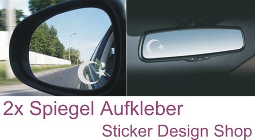 Yildiz spiegel aufkleber - ay,