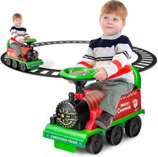 Elektrischer Kinderzug mit Schienen – Weihnachten – Ride-On Zug 3+ Jahre