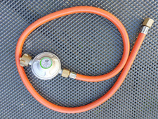 Druckminderer 50mbar Gasregler mit Propanschlauch Gasminderer Druckregler