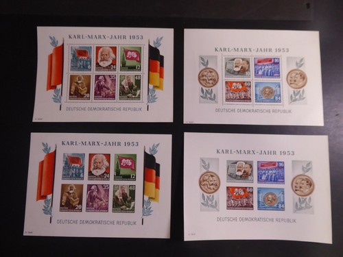 Ddr 1953 karl marx - ddr, block
