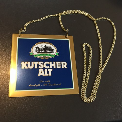 Kutscher alt zapfhahnschild - kutscher,