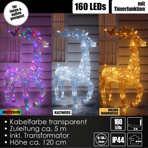 Xxl led acryl hirsch - xxl,