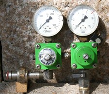 Stickstoff -Druckminderer 3 bar, Druckminderer für  Stickstoff