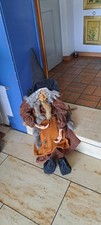 große vintage Marionette:"Hexe" 120cm groß