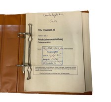 TDv 7360/005-13 Feldküchenausstattung Feldküche Ex. Bundeswehr 1676