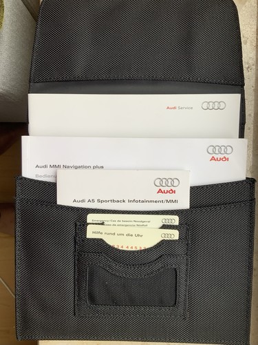 Bordmappe audi sportback - bordmappe,