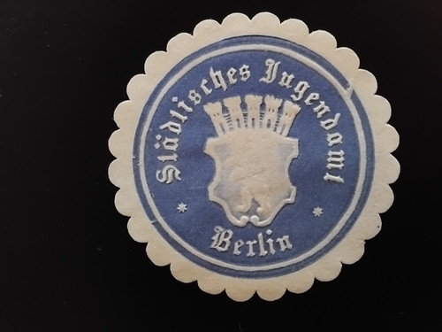 Siegelmarke städtisches - siegelmarke,