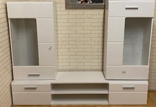 wohnwand weiß hochglanz neu