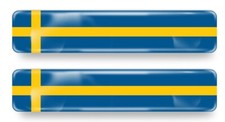 2x 3D Gel Schweden 6cmx1cm