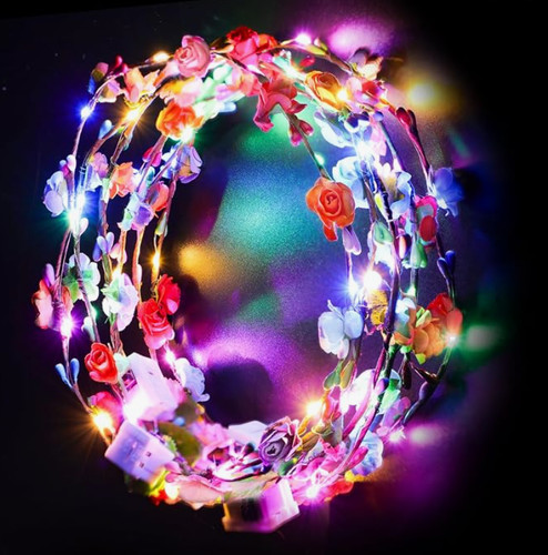 Led blumen haarreif stück - 6,
