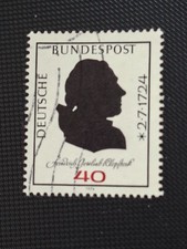 Bundesrepublik Deutschland  1974   Friedrich  KLOPSTOCK 40  Pfg  