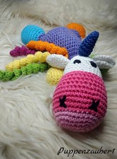 ? Gehäkeltes Einhorn – Zubehör für Reborn & Künstlerpuppen, ca. 28 cm