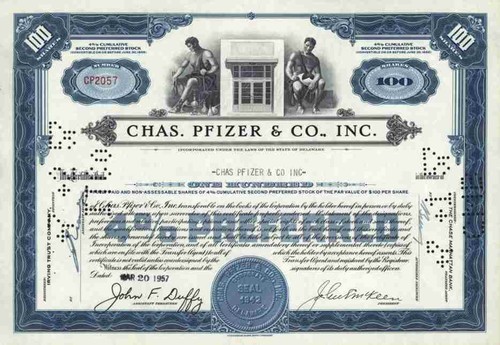 Pfizer 1957 new york - co,