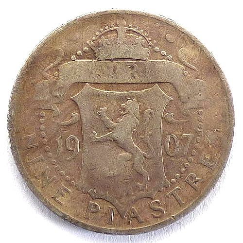 Piaster edward vii silber - edward,