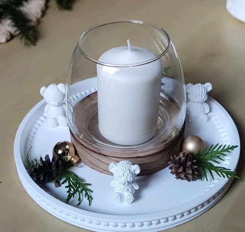 Weihnachtsteller mit teddys - mit,
