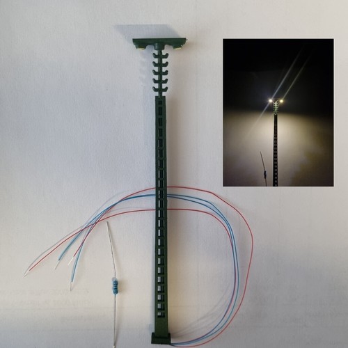 Spur led gittermastleuchte - h0,