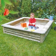 Sandkasten Tommy 150x150x27 cm / B-Ware