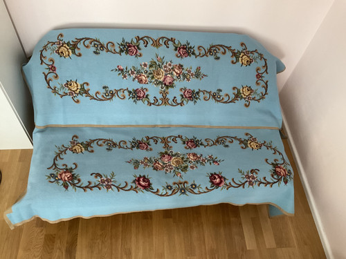 70s vintage gobelin sofa - vintage, sofa/