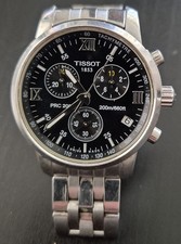 Tissot PRC 200 T461 Edelstahlgehäuse mit Edelstahlarmband Armbanduhr für Herren 