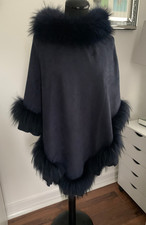 JAYLEY Navy Farmed Silver Fox