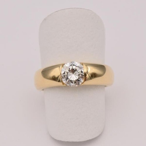 Bandring mit brillantsolitär - bandring,