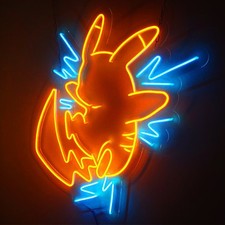 Pikachu Neon Style LED Schild