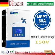 Easun 12V 24V 48V 80A MPPT