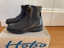 Hobo Reitstiefelette Batavia HG, echtes Leder, Schwarz, Gr. 36