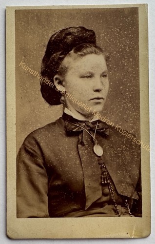 Orig cdv foto fotografie frau - orig.,